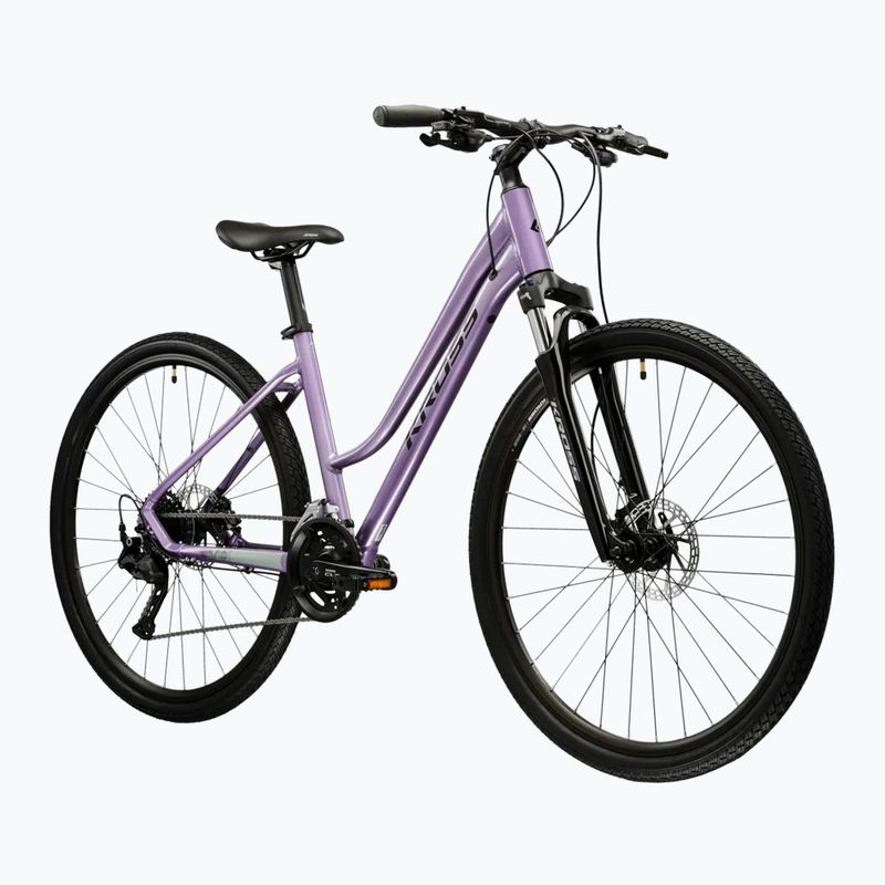 Női cross kerékpár KROSS Evado 5.0 In purple/black/gloss 2