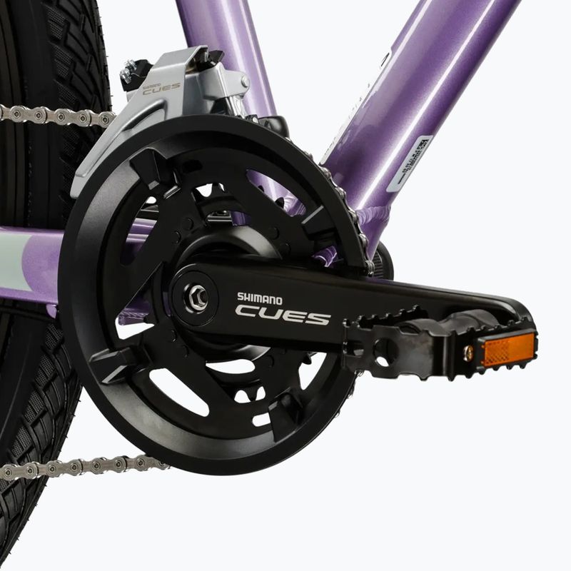 Női cross kerékpár KROSS Evado 5.0 In purple/black/gloss 9