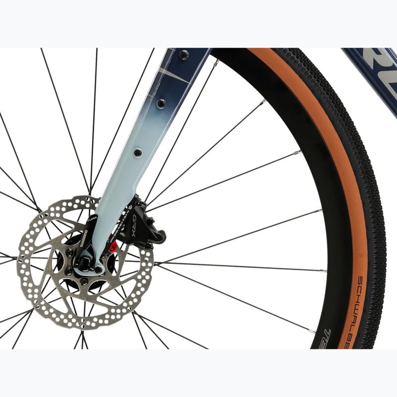 Gravel kerékpár KROSS Esker 8.0 navy/blue/gloss 8