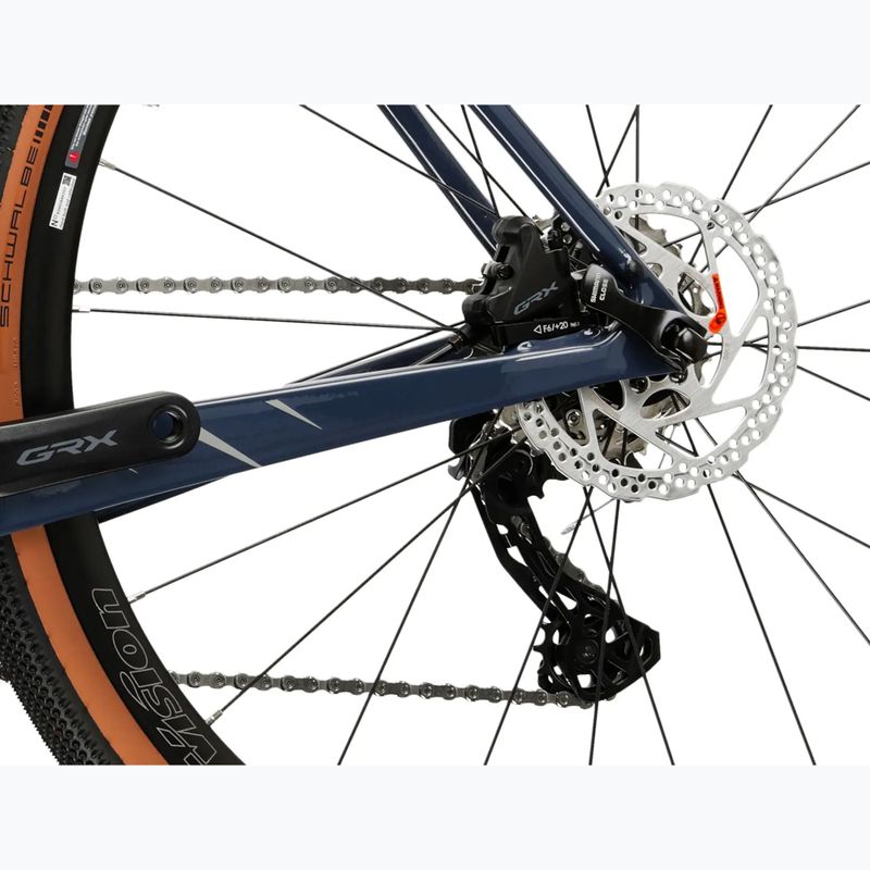 Gravel kerékpár KROSS Esker 8.0 navy/blue/gloss 12