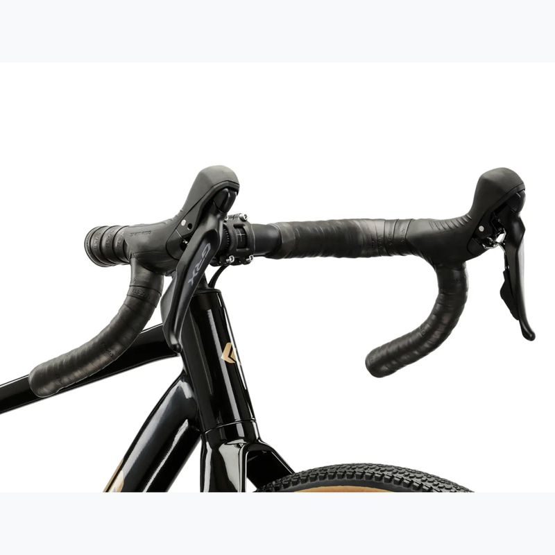 Gravel kerékpár KROSS Esker 6.0 black/gold/gloss 5