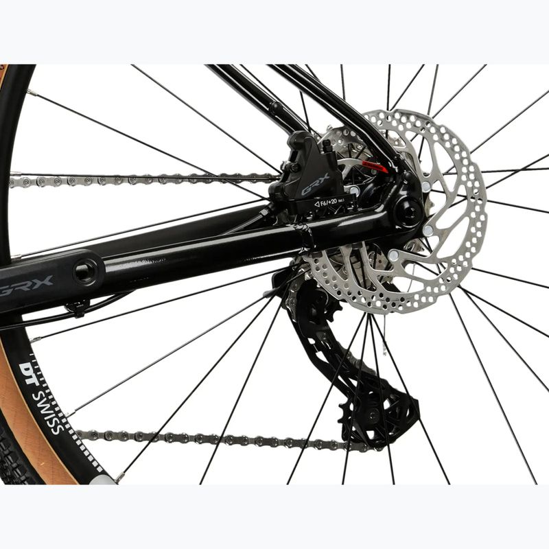 Gravel kerékpár KROSS Esker 6.0 black/gold/gloss 12