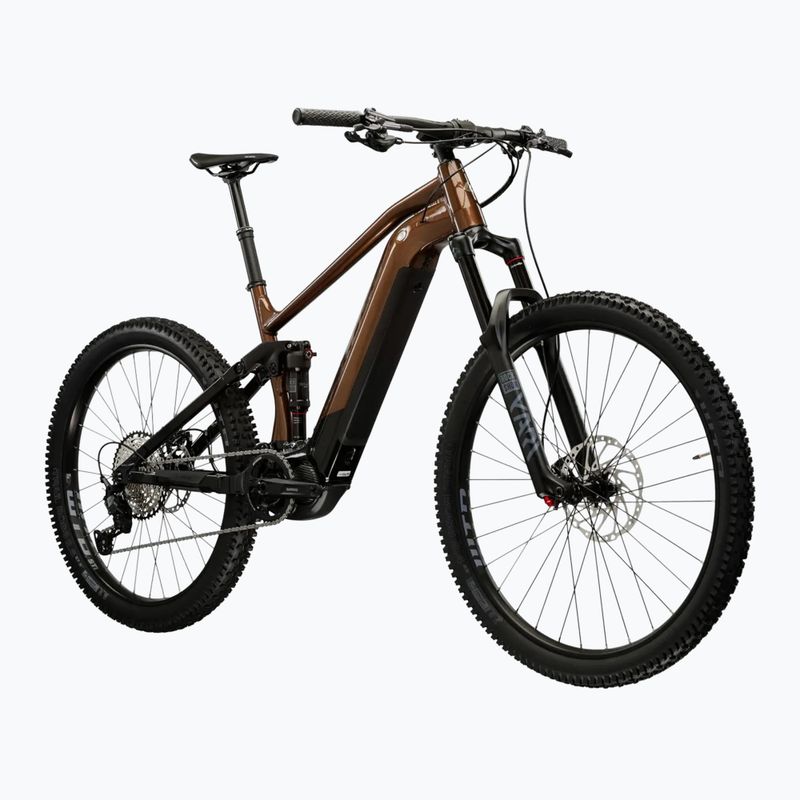 Férfi elektromos kerékpár KROSS Grist Boost 3.0 el. 630 Wh  brown/black/gloss 2