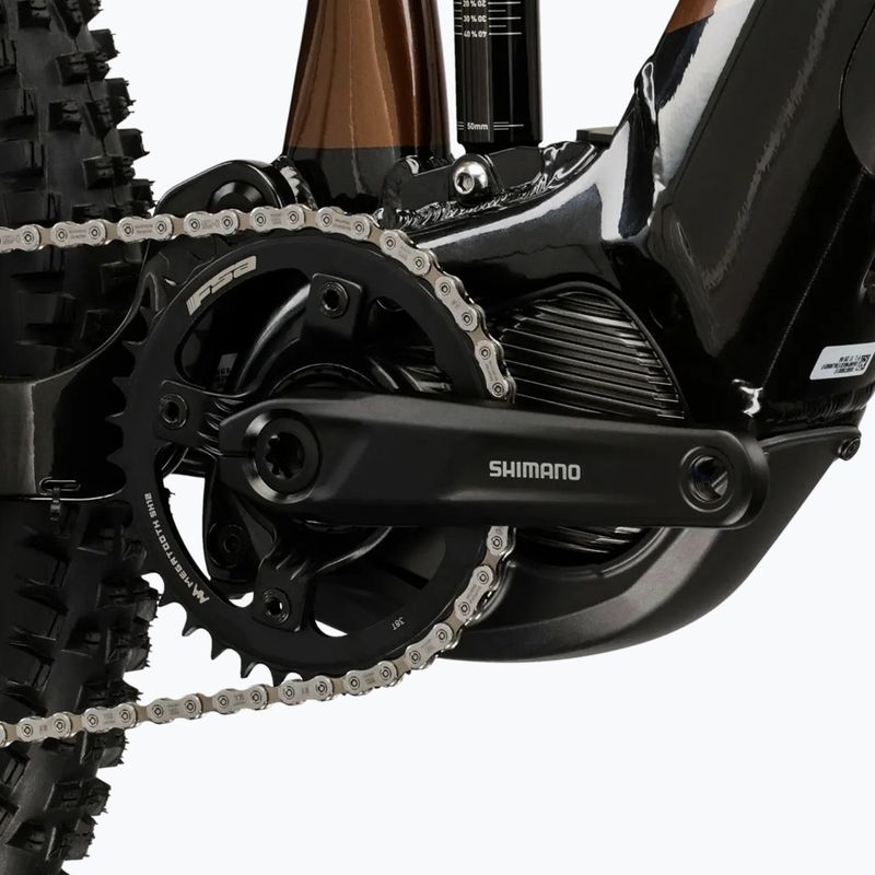 Férfi elektromos kerékpár KROSS Grist Boost 3.0 el. 630 Wh  brown/black/gloss 9