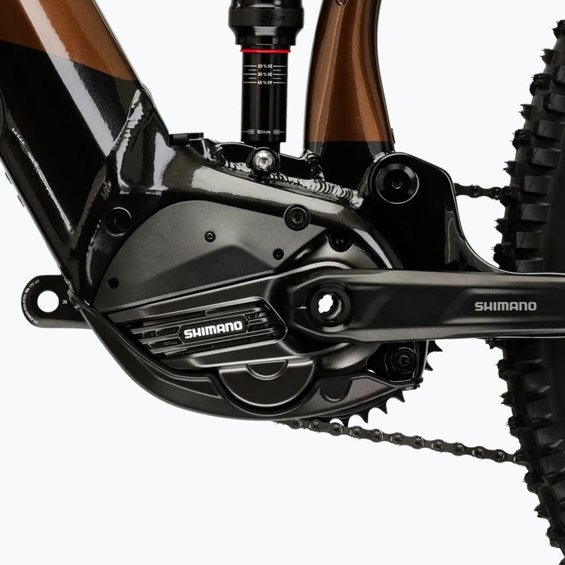 Férfi elektromos kerékpár KROSS Grist Boost 3.0 el. 630 Wh  brown/black/gloss 12
