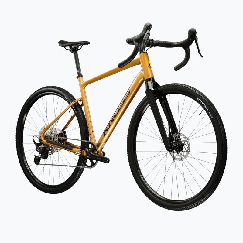 Gravel kerékpár KROSS Esker 5.0 gold/graphite 2