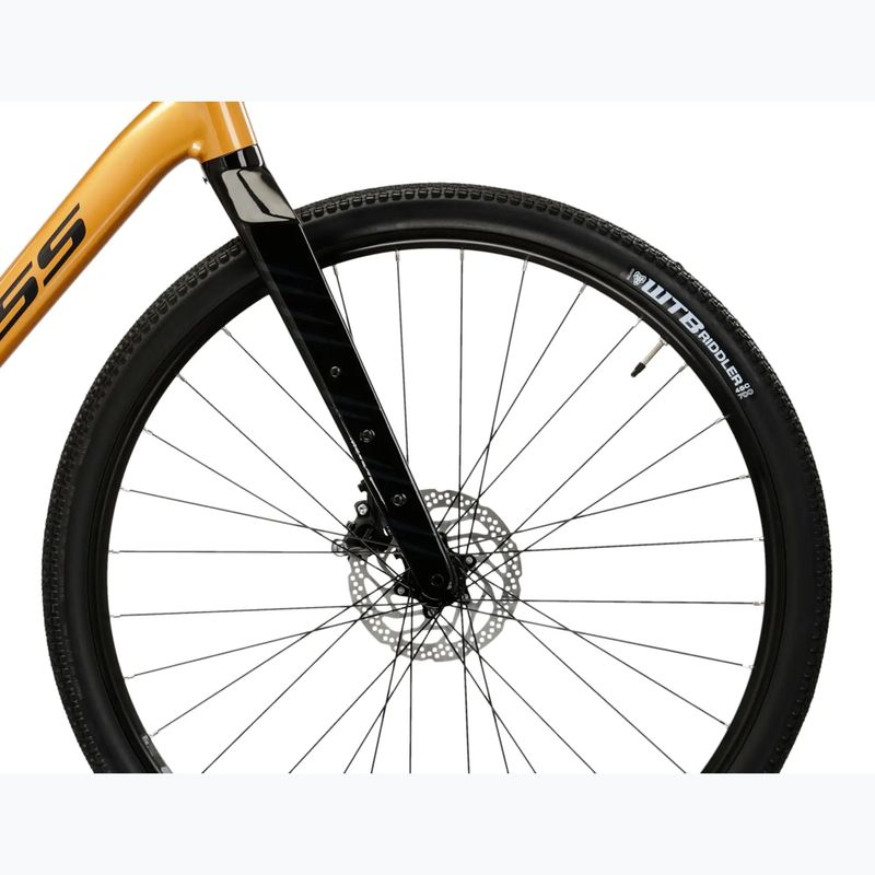 Gravel kerékpár KROSS Esker 5.0 gold/graphite 7