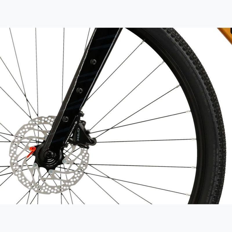 Gravel kerékpár KROSS Esker 5.0 gold/graphite 8