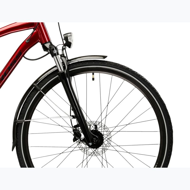 Férfi trekking kerékpár KROSS Trans 4.0 ruby/black/gloss 6
