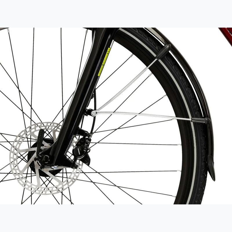 Férfi trekking kerékpár KROSS Trans 4.0 ruby/black/gloss 7