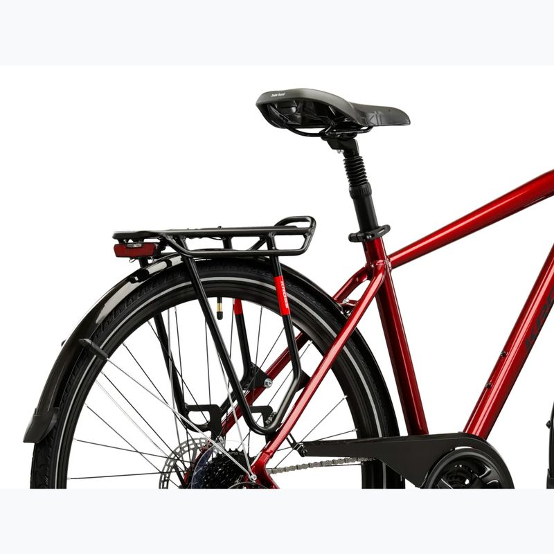 Férfi trekking kerékpár KROSS Trans 4.0 ruby/black/gloss 11