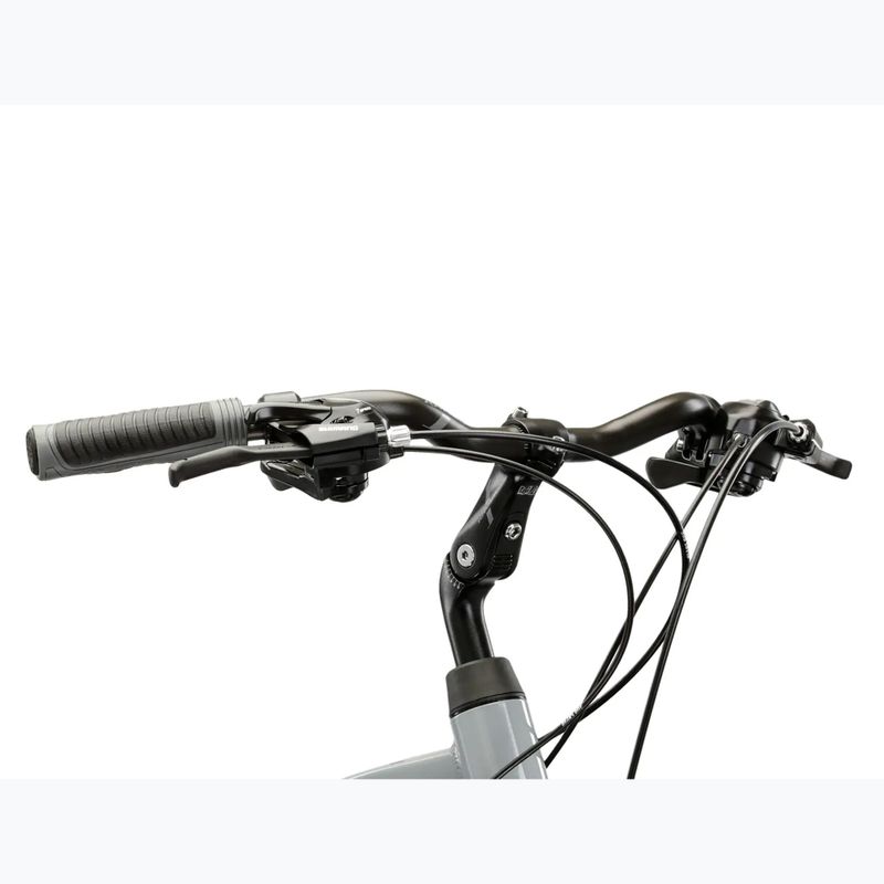 Férfi trekking kerékpár KROSS Trans 1.0 grey/black/gloss 4