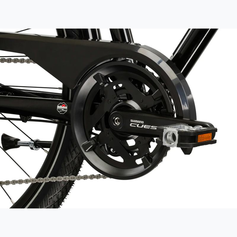 Férfi trekking kerékpár KROSS Trans 7.0 black/silver/gloss 8