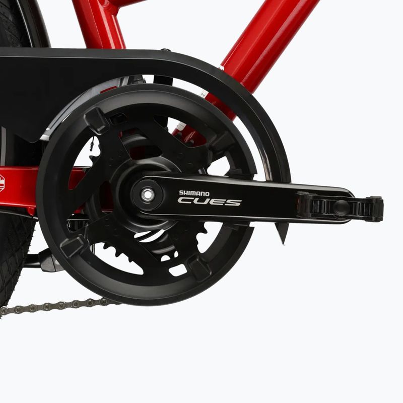 Női trekking kerékpár KROSS Trans 5.0 In red/silver/gloss 10