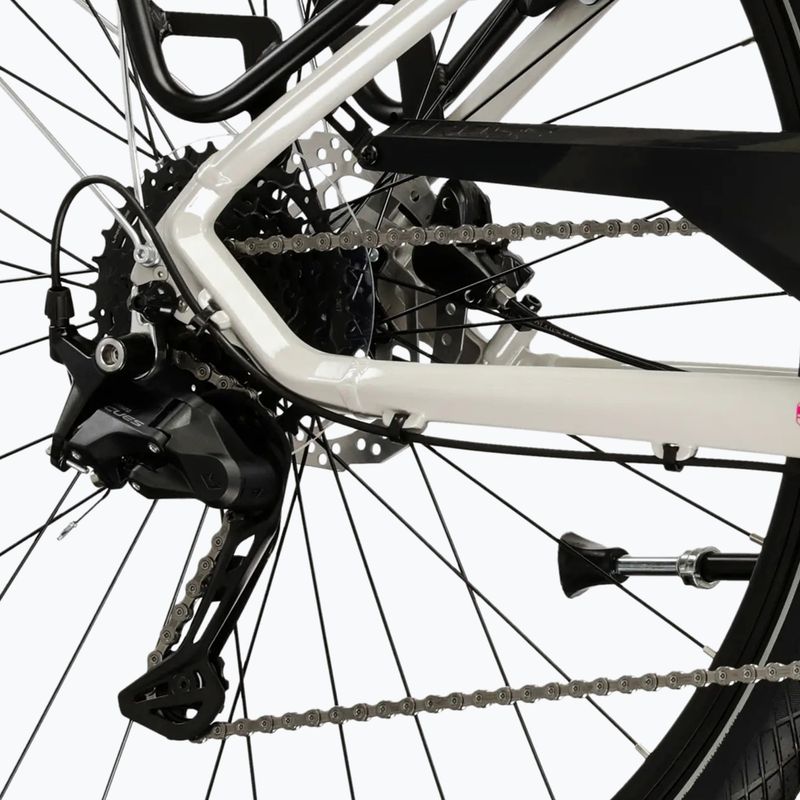 Női trekking kerékpár KROSS Trans 5.0 In grey/pink/gloss 8