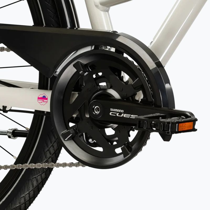 Női trekking kerékpár KROSS Trans 5.0 In grey/pink/gloss 9