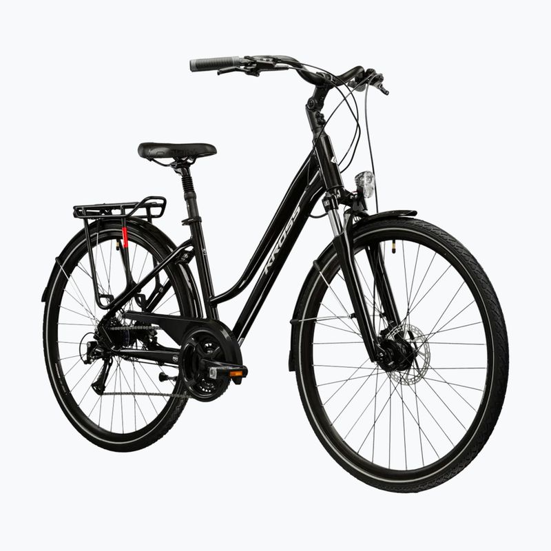 Női trekking kerékpár KROSS Trans 4.0 In black/silver/gloss 2