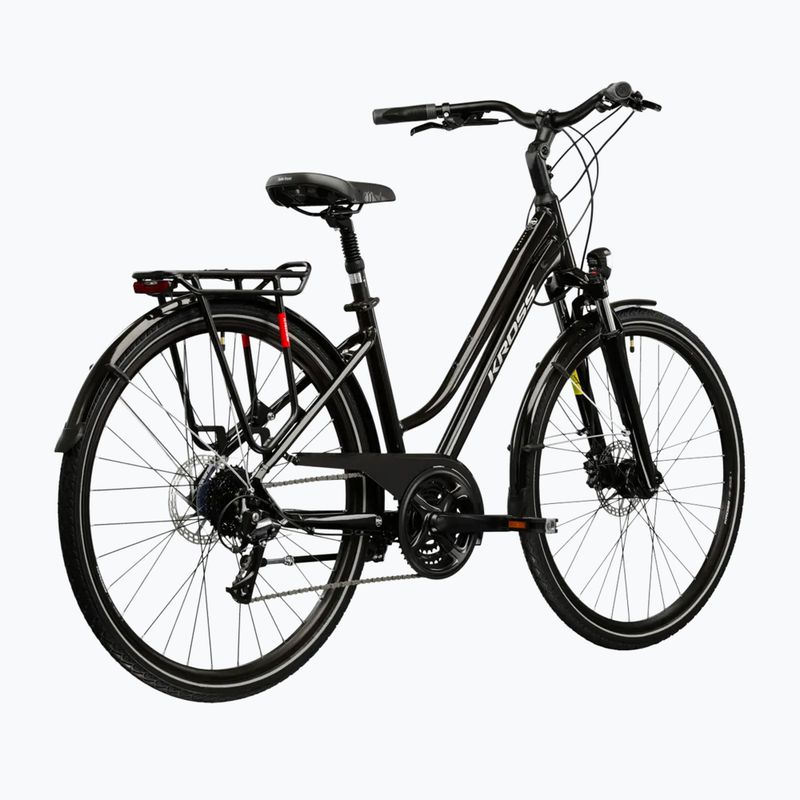 Női trekking kerékpár KROSS Trans 4.0 In black/silver/gloss 3