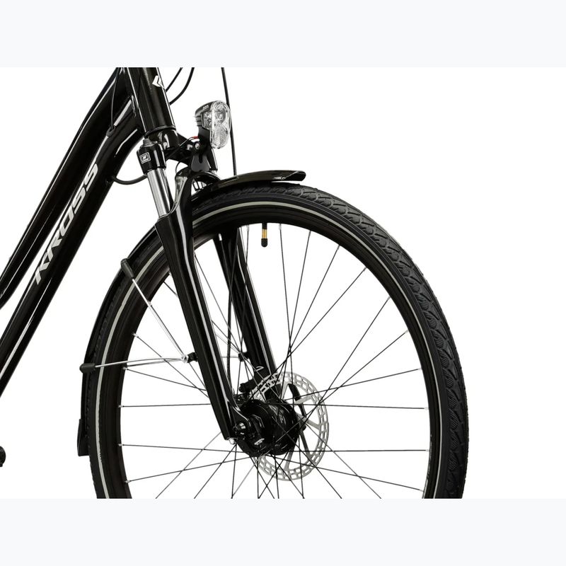 Női trekking kerékpár KROSS Trans 4.0 In black/silver/gloss 5