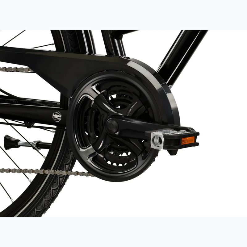 Női trekking kerékpár KROSS Trans 4.0 In black/silver/gloss 9