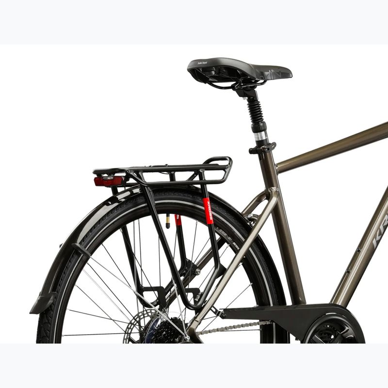 Trekking kerékpár KROSS Trans 4.0 brown/silver/gloss 9