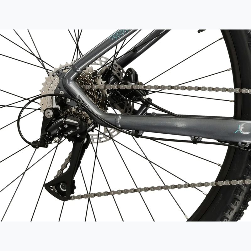 Női mountain bike KROSS Lea 4.0 In 27.5 grey/turquoise/gloss 8