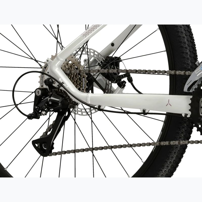 Női mountain bike KROSS Lea 3.0 in 27.5 white/pink/gloss 8
