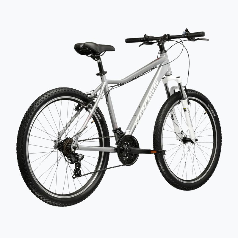 Női mountain bike KROSS Lea 1.0 silver/white/gloss 3