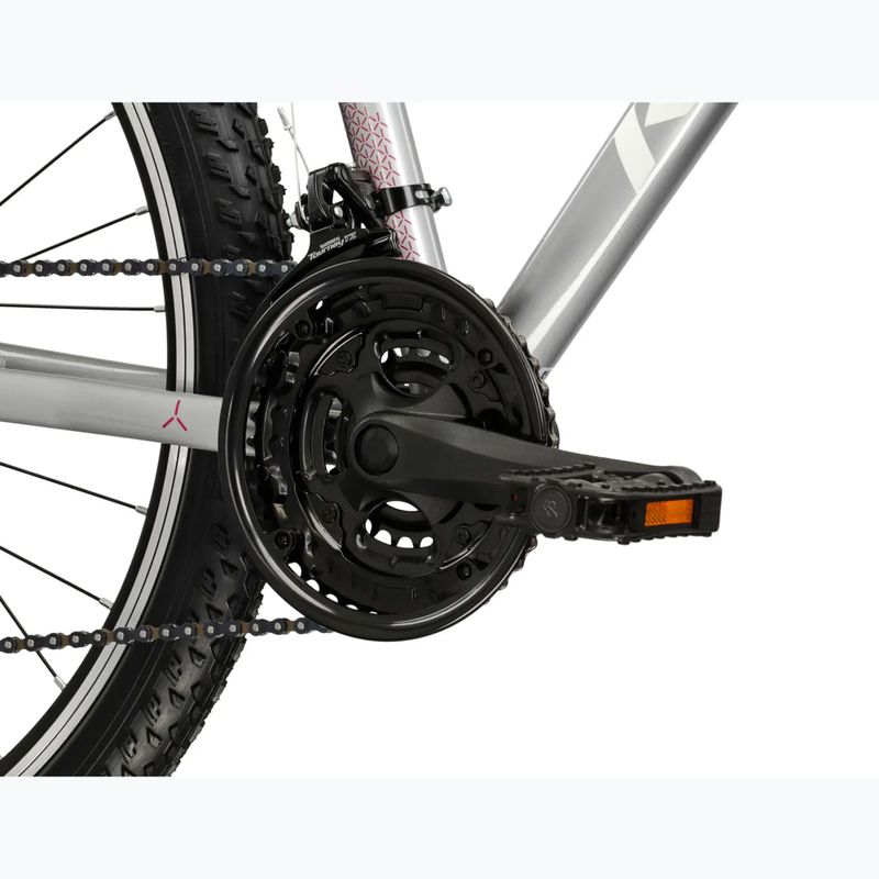 Női mountain bike KROSS Lea 1.0 silver/white/gloss 8