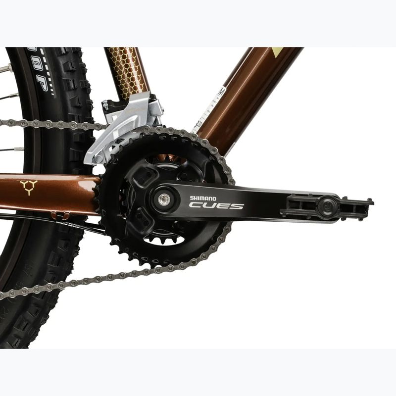 Hegyi kerékpár KROSS Hexagon 5.0 29" brown/gold/gloss 10