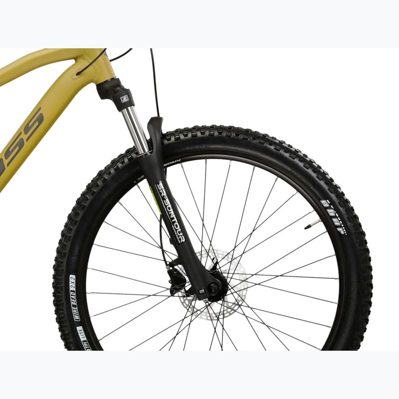 Hegyi kerékpár KROSS Hexagon 4.0 27,5" brown/dark grey/matte 6