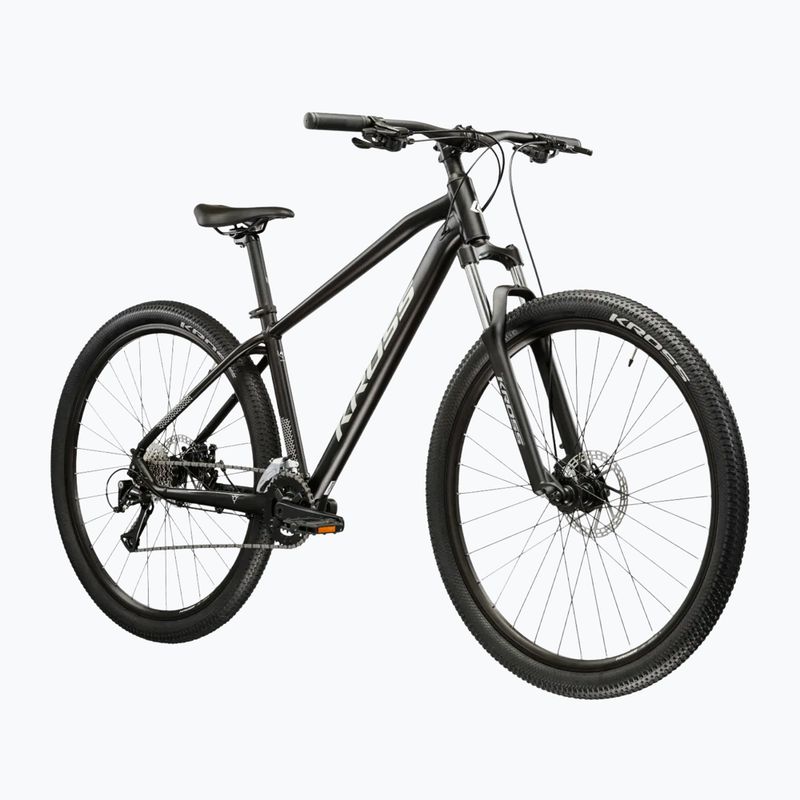 Hegyi kerékpár KROSS Hexagon 3.0 27,5" black/silver/matte 2