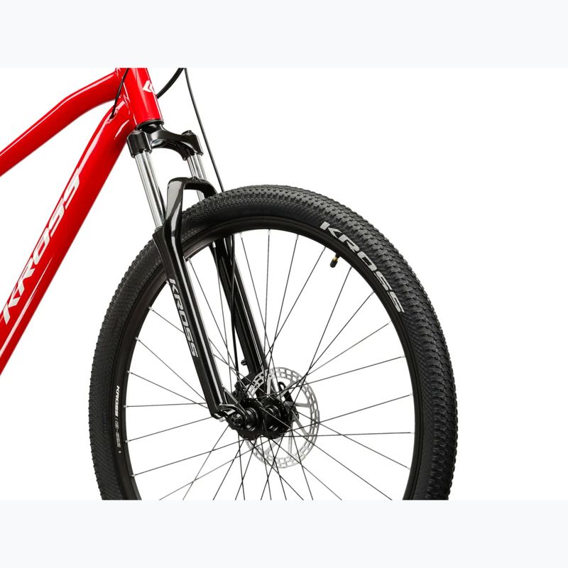Hegyi kerékpár KROSS Hexagon 2.0 27,5" red/grey/gloss 5