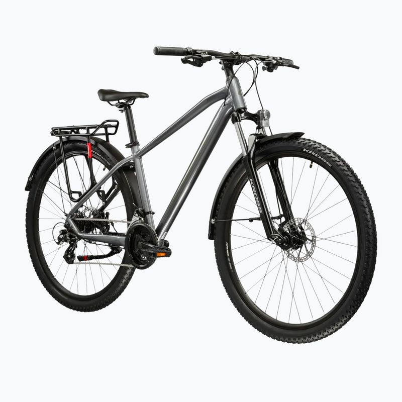 Hegyi kerékpár KROSS Hexagon 2.0 EQ 29" grey/dark grey/gloss 2