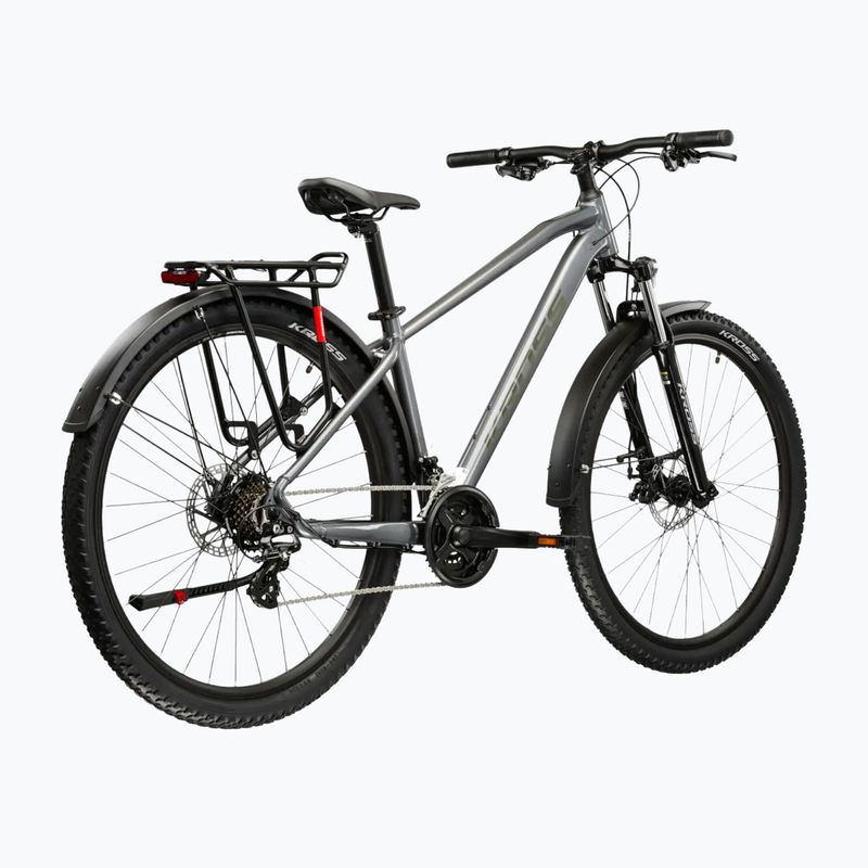 Hegyi kerékpár KROSS Hexagon 2.0 EQ 29" grey/dark grey/gloss 3