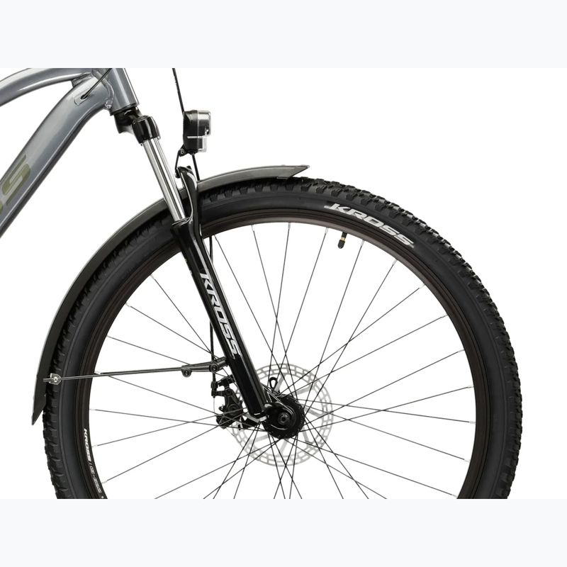 Hegyi kerékpár KROSS Hexagon 2.0 EQ 29" grey/dark grey/gloss 6