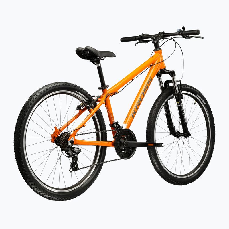 Hegyi kerékpár KROSS Hexagon 1.0 26" orange/graphite/gloss 3
