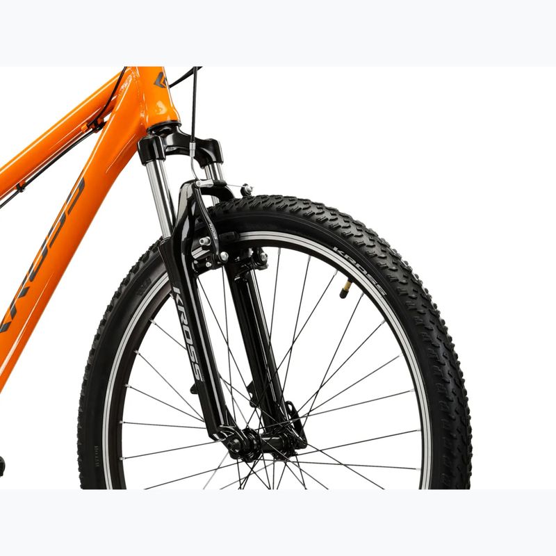 Hegyi kerékpár KROSS Hexagon 1.0 26" orange/graphite/gloss 5