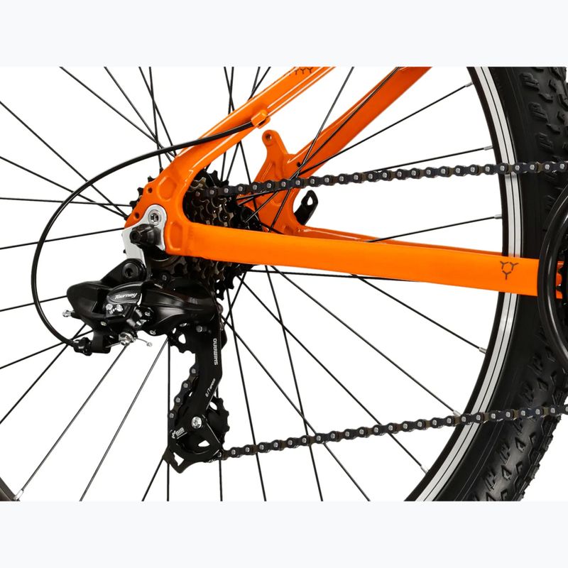 Hegyi kerékpár KROSS Hexagon 1.0 26" orange/graphite/gloss 7