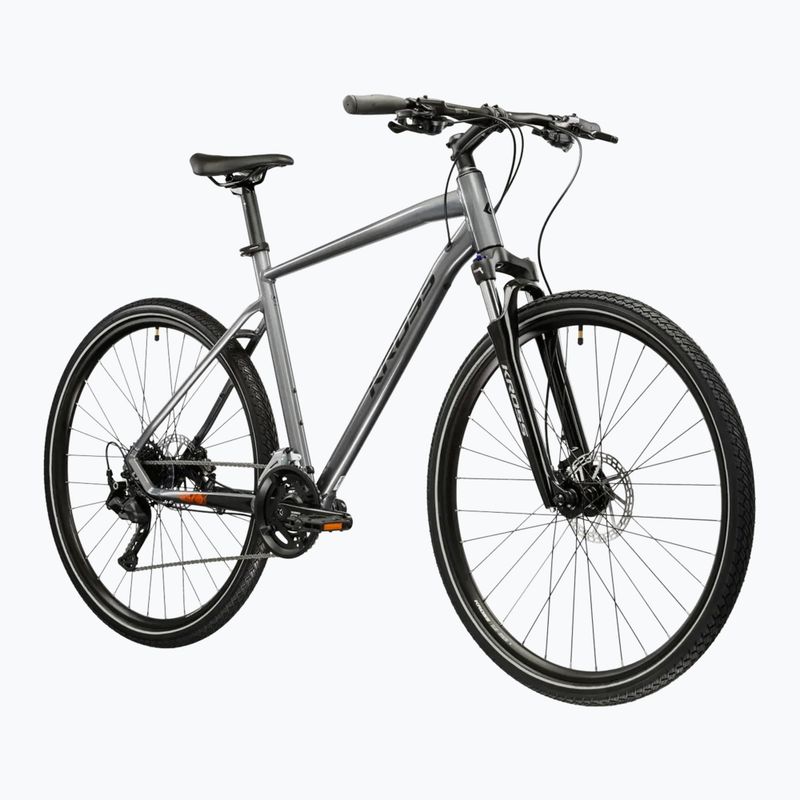 Cross kerékpár KROSS Evado 5.0 grey/black/gloss 2