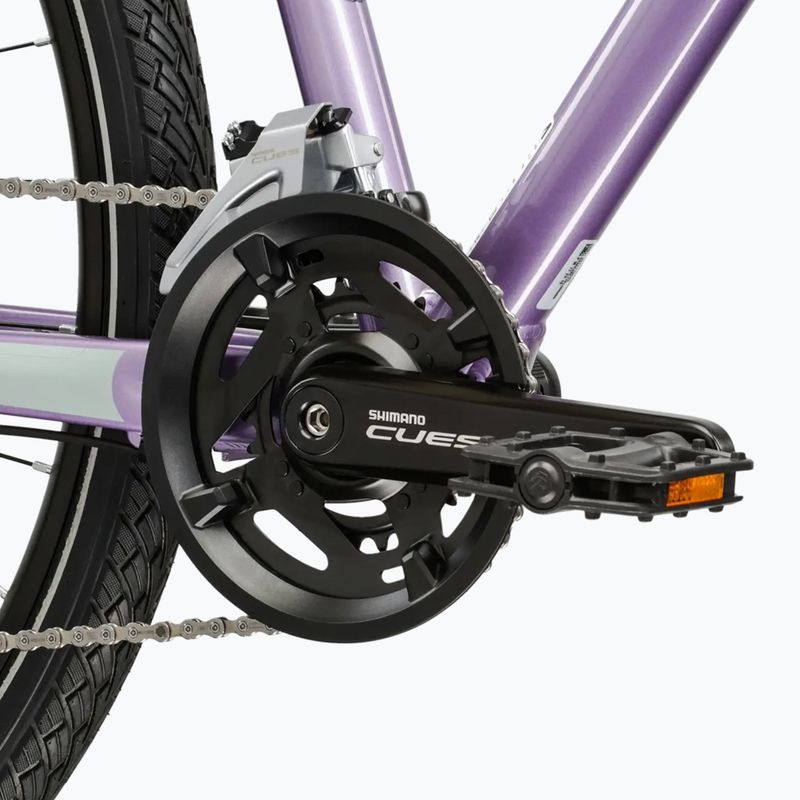 Női cross kerékpár KROSS Evado 5.0 In purple/black/gloss 8