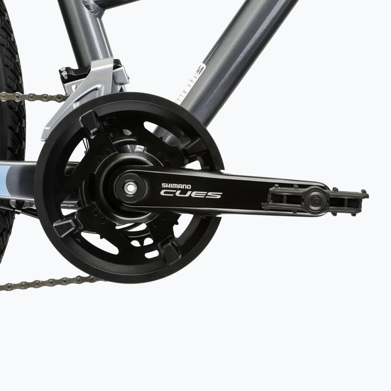 Női cross kerékpár KROSS Evado 5.0 In grey/blue/gloss 10