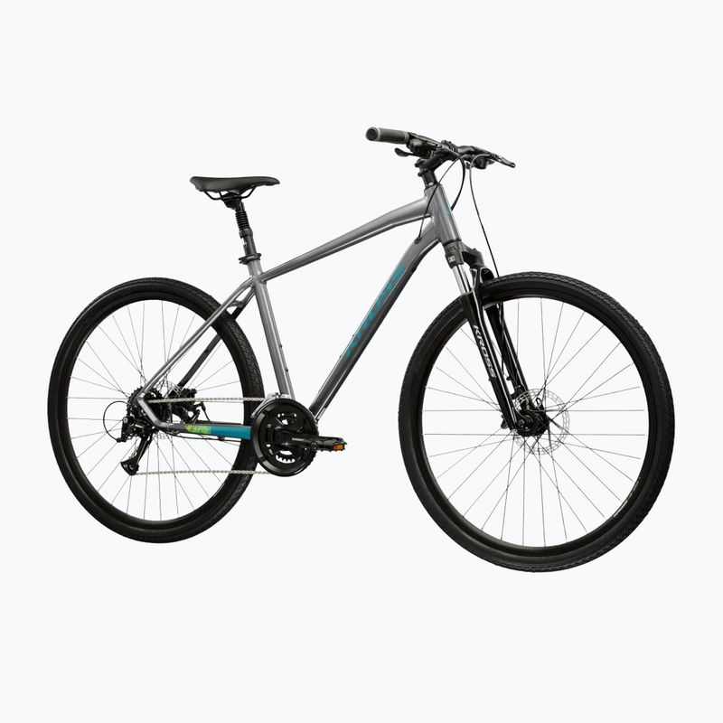 Cross kerékpár KROSS Evado 3.0 grey/teal/gloss 2