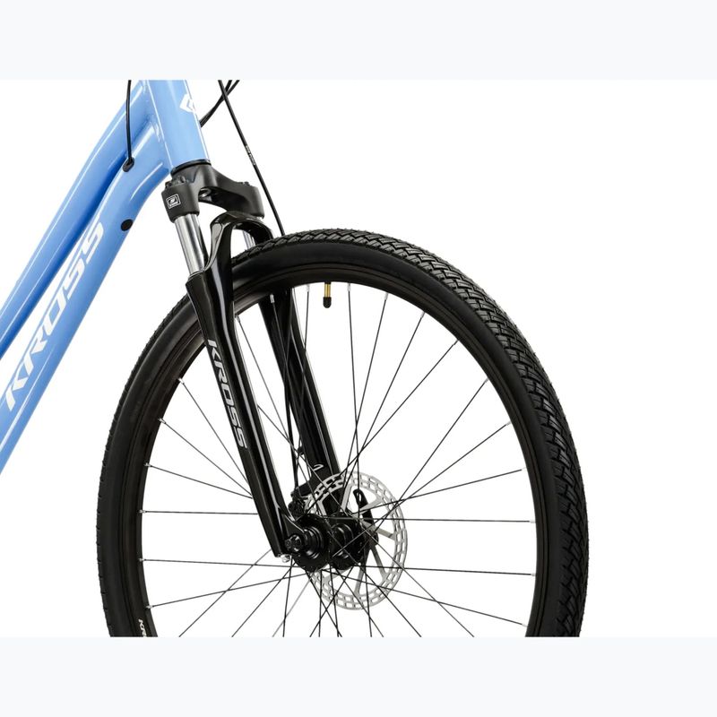 Női cross kerékpár KROSS Evado 3.0 In blue/white/gloss 5
