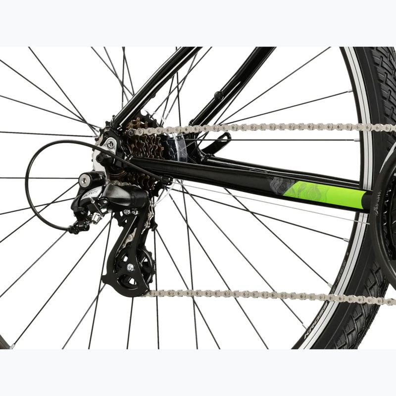 Cross kerékpár KROSS Evado 2.0 black/green 6