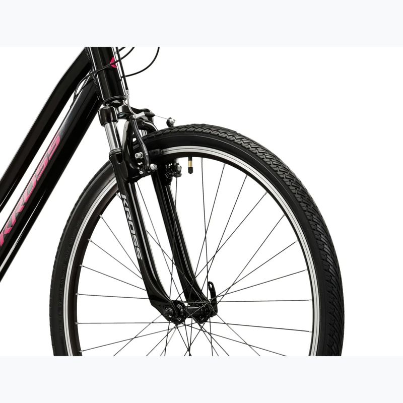 Női cross kerékpár KROSS Evado 2.0 In black/pink 5