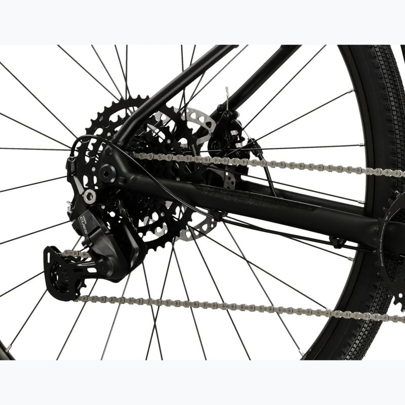 Gravel kerékpár KROSS Esker 1.0 black/graphite/matte 9