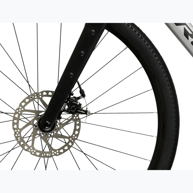 Gravel kerékpár KROSS Esker 1.0 grey/graphite/matte 8