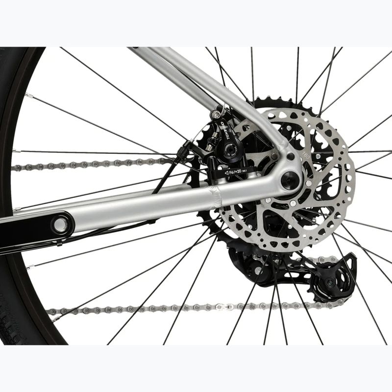 Gravel kerékpár KROSS Esker 1.0 grey/graphite/matte 11