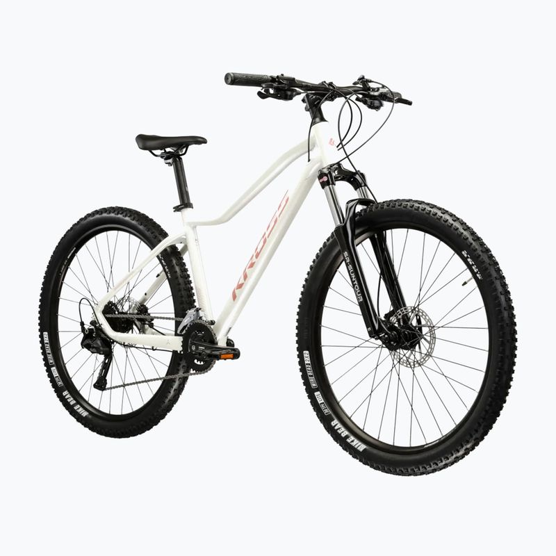 Női mountain bike KROSS Lea 5.0 27,5" white/pink/gloss 2